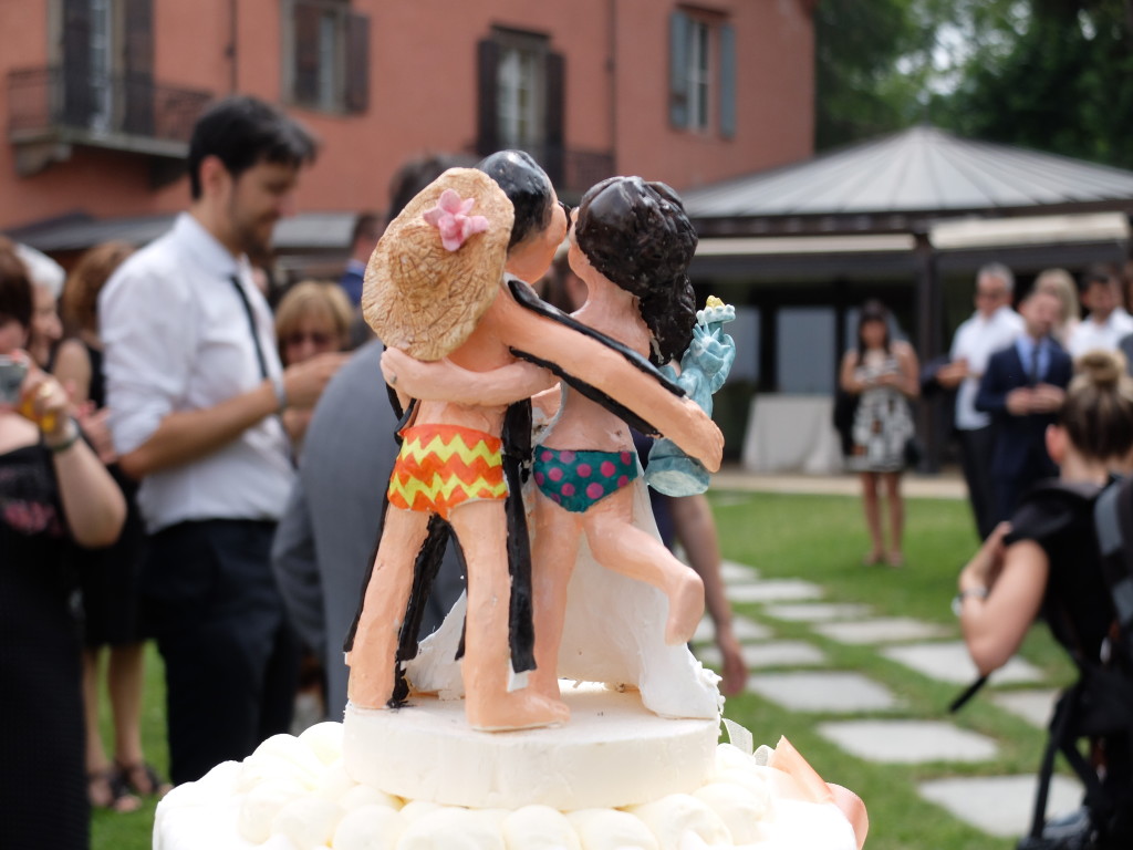 enrico & lucia wedding cake topper 2